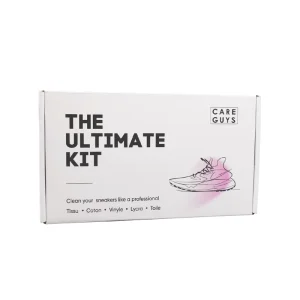 6 Piece Eco Friendly Shoe & Sneaker Cleaning Kit with Foam Cleaner Brush Towel 120mL Liquid Neutral Formula