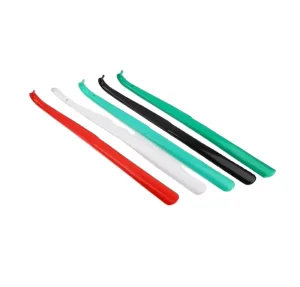 60CM Straight Design Durable PP Plastic Shoe Horn with Hang Hold for Kids Pregnant Women and Elders