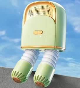 65W Multifunction Compact Electric Shoe Dryer Machine Portable With Telescopic Hose Timing Two Modes