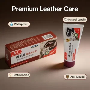 70G Black Bull Sheep Oil Leather Beauty Cream