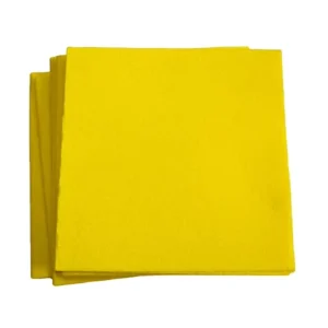 70%viscose Needle Punched Non woven Fabric Super Absorbent Multi purpose Yellow Color Household Cleaning Cloth