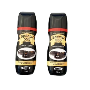 75ML Self Shine Liquid Shoe Polish with Applicator Shoe Polish Liquid Leather Instant Self Shine Boot Cream Wax 2.5oz