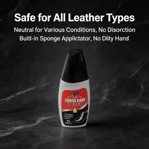 75ml Leather Nourishing Liquid Waterproof Coating Build Genuine Leather Finishing Agent for Heavy Duty Work Boot