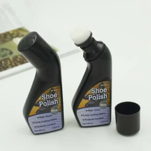 75ml Liquid Shoe Polish with Sponge Applicator Smooth Leather Shoes Instant Liquid Shoe Shine