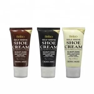75ml Self Shine Cream No Buffing Long Lasting Shoe Shine for Leather Boots