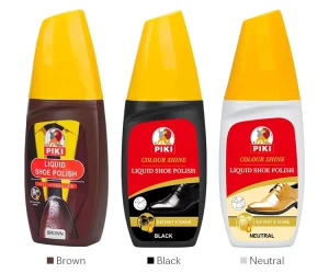 75ml Shoe Polish Wax High-Shine for Black Leather Boots & Shoes Includes Sponge Applicator for Easy Use