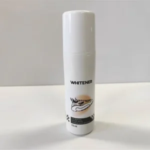 75ml White Shoe Whitener Instant Colour Restorer for Leather Canvas Restores Original Color Water Resistant and Long Lasting