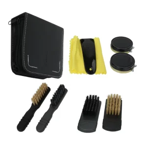8-in-1 Shoe Polish Care Kit Leather Shoe Polish Brush Black Brown Neutral Mink Oil for Shoes and Boot Shine