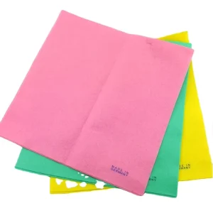 80%viscose 20%polyester Needle Punched Nonwoven Super Absorbent Kitchen Cleaning Cloth