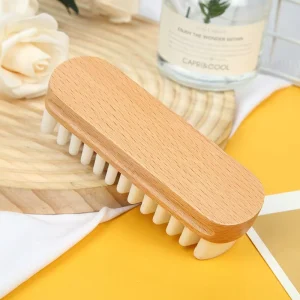A3383 Crepe Suede Rubber Leather Shoe Care Set Wooden Suede Shoe Polisher Cleaning Brush Silica Gel Premium Shoe Care Brushes
