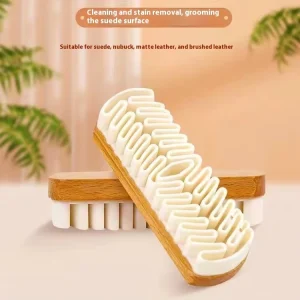 A3383 Durable Plastic Soft Rubber Shoe Cleaning Brush Suede Snow Boots Suede Stain Removal