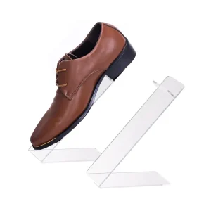 Acrylic Shoe Display Stands Detachable Shoe Rack Holder for Shop Store Mall Shoe Tree Transparent HA01575