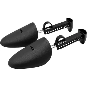 Adjustable Anti crease Shoes Protector Black Plastic Shoe Tree for Men and Women