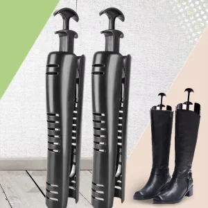 Adjustable Elastic Plastic Boot Support Long Storage Holder for Anti Wrinkle Shoe Trees