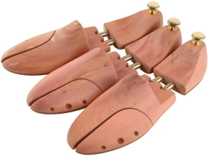 Adjustable European Modern Reusable Fully Split Toe Red Cedar Shoe Tree for Women