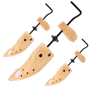Adjustable Length & Width Wooden Shoe Trees Shoe Widener Expander Wooden Shoe Stretcher for Men or Women