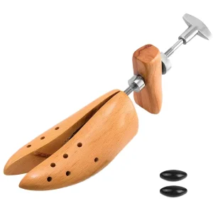 Adjustable Solid Wood Anti Moisture Shoe Support with Painted Beech Expander Sizing Shoe Lasts for Shoe Trees