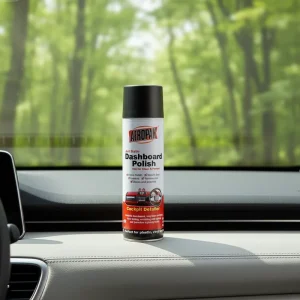 Aeropak 500ml Aerosol Car Cleaning Chemicals Lemon Scent Leather Seat Shine Cleaner Upholstery Dashboard Wax Polish Spray