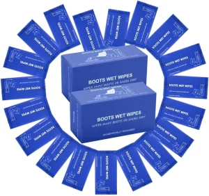 Alcohol Free Sneaker Shoe Cleaning Quick Wipes Custom Disposable Quick Clean Leather Wipes