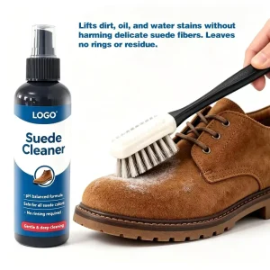 All-in-One Eco-Friendly Suede Nubuck Shoe Cleaner Kit Nano Waterproof Spray Brush Microfiber Towel Factory Direct Custom