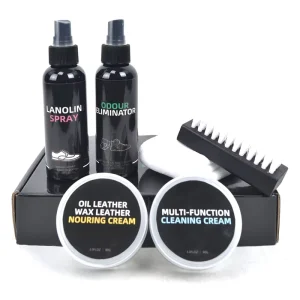 Allwin Factory Custom Box Cleaning Cream Leather Shoe Care Wax Liquid Shoe Polish Kit