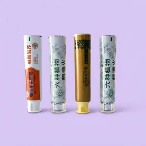 Aluminum Plastic Cylinder Slanted Screw Cap Tubes 12.7 35mm Eco friendly Food Grade UV Printed Custom for Toothpaste Packaging