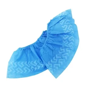 Anti Skid Non Woven PP Material Disposable Shoe Covers Composite Toe Non Slip 100 Pack Fits Shoes