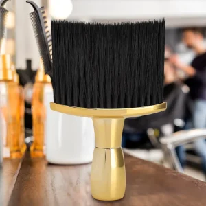 Anti Static Barber Hair Duster Brush Lightweight Salon Hair Cleaning Brush For Removing Hair Clippings