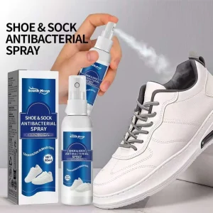 Antimicrobial Deodorant Spray 60ml Silver Ion Tea Tree Essential Oil Formula for Shoes and Socks