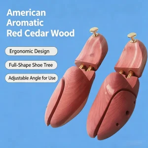 Aromatic Red Cedar Wood Eco Friendly Durable Shoe Trees Adjustable Shoe Stretchers Anti Wrinkle Deodorant