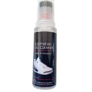 Athlete Shoes & Sandal Gel Cleaner Scrub Sneaker Cleaner for All Shoes and Sneakers Removes Dirt Grass Stains and Mud 118 ml