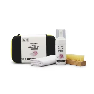 Athletic Cleaner Kit Foaming Shoe Cleaner Shoe Brush and Microfiber Cloth