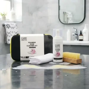Athletic Liquid Cleaner Kit Foaming Shoe Cleaner Brush and Microfiber Cloth for Sport Shoes
