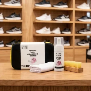 Athletic Sneaker Cleaning Kit Foaming Shoe Cleaner with Microfiber Cloth for Leather Shoes Waterproof