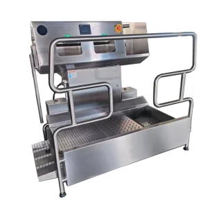 Automatic Hygiene Cleaning Station Shoe Sole Washer Machine Boot Disinfection Washer Turnstile Access Control System for Food