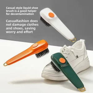 Automatic Liquid Laundry Scrub Brush Multifunction Shoes Brush for Cleaning Shoes Dispensing Soap on Clothes Other Cleaning Task