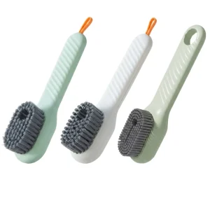 Automatic Multifunction Eco Friendly Plastic Nylon Portable Lightweight Handheld Cleaning Brush Durable Design for Home Kitchen