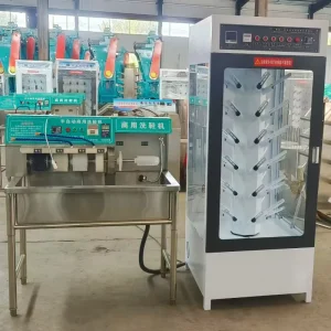Automatic Shoe Cleaning Machine Commercial Sneaker Washer Dryer Stainless Steel Shoes Washing Equipment for Shop Hotel Use
