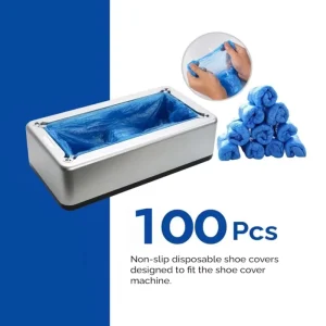 Automatic Shoe Cover Dispenser Machine Hands Free Manual Shoe Cover Machine Durable ABS 5 Colors Hygienic Indoor Use