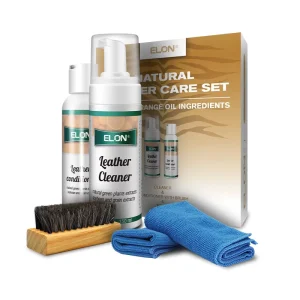 Automotive All Purpose Car Interior Leather Cleaner and Conditioner Kit for Various Leather Goods