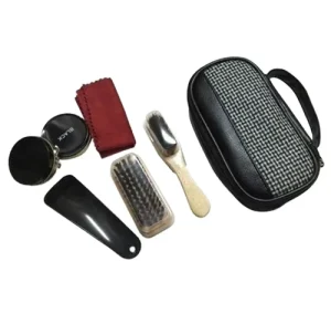BBSCK013 Shoe Care Repair Kit Portable Travel Case Special Leather Shoe Cleaning Brush and Polish Sponge Tools Kit