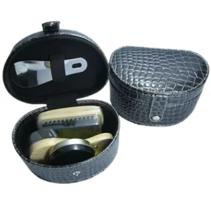 BE BEAUTY BBSK018 Deluxe Shoes Cleaner and Soft Hard Horsehair Brush Microfiber Towel Natural Cleaning Tools Kit