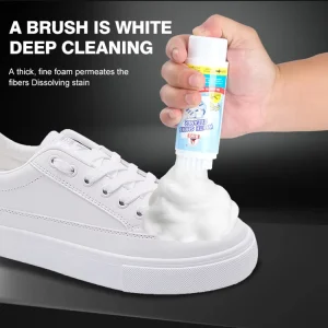BIKI 60ml Sport Shoe Cleaner Foam Quick White Sneaker Stain Remover Liquid Pattern Dirty Sneaker Shampoo