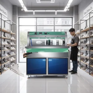 BW Industrial Shoe Cleaning Machine with Integrated Dryer System 1 Year Warranty Commercial Laundry Equipment