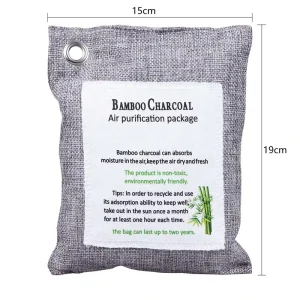 Bamboo Charcoal Air Freshener Purifier Bags Premium Charcoal Purifying Bags