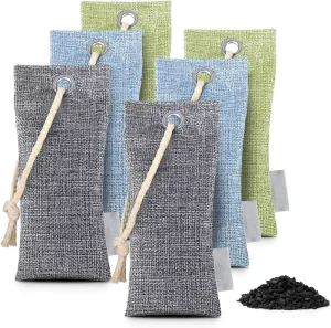 Bamboo Charcoal Air Purifying Bags Removes Odors and Moisture Nature Fresh Air Purifier Bags Deodorizer Eliminator