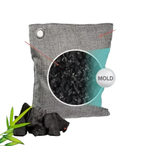 Bamboo Charcoal Sachet Shoe Deodorizer and Odor Eliminator with Natural Granules for Boot Freshener and Smell Absorber 100g