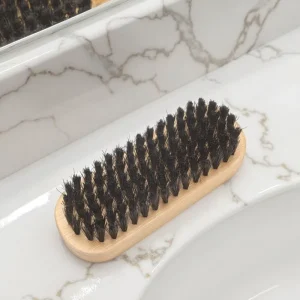 Bamboo Factory Direct Square Shoe Brush PP Material Special Tool for Leather Shoe Cleaning