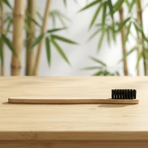 Bamboo Wood Shoe Brush for Applying Shoe Cream Oil Paste Wax on Leather & Synthetic Shoes Edge Crepe Pig Hair Brush