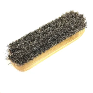 Bamboo Wood Shoe Brush with Horse Hair for Boots Cleaning Shoe Care Tool